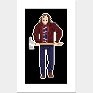 Here's Johnny! Pixel Edition Posters and Art